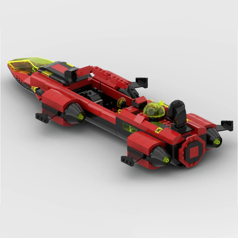Фото Набор строительных блоков MOC M Tron Quad Hauler Space Starship, 543 детали, модель космического корабля, декор для дома, украшение для стола, акцентный элемент для полки, премиальный подарок для взрослых №2