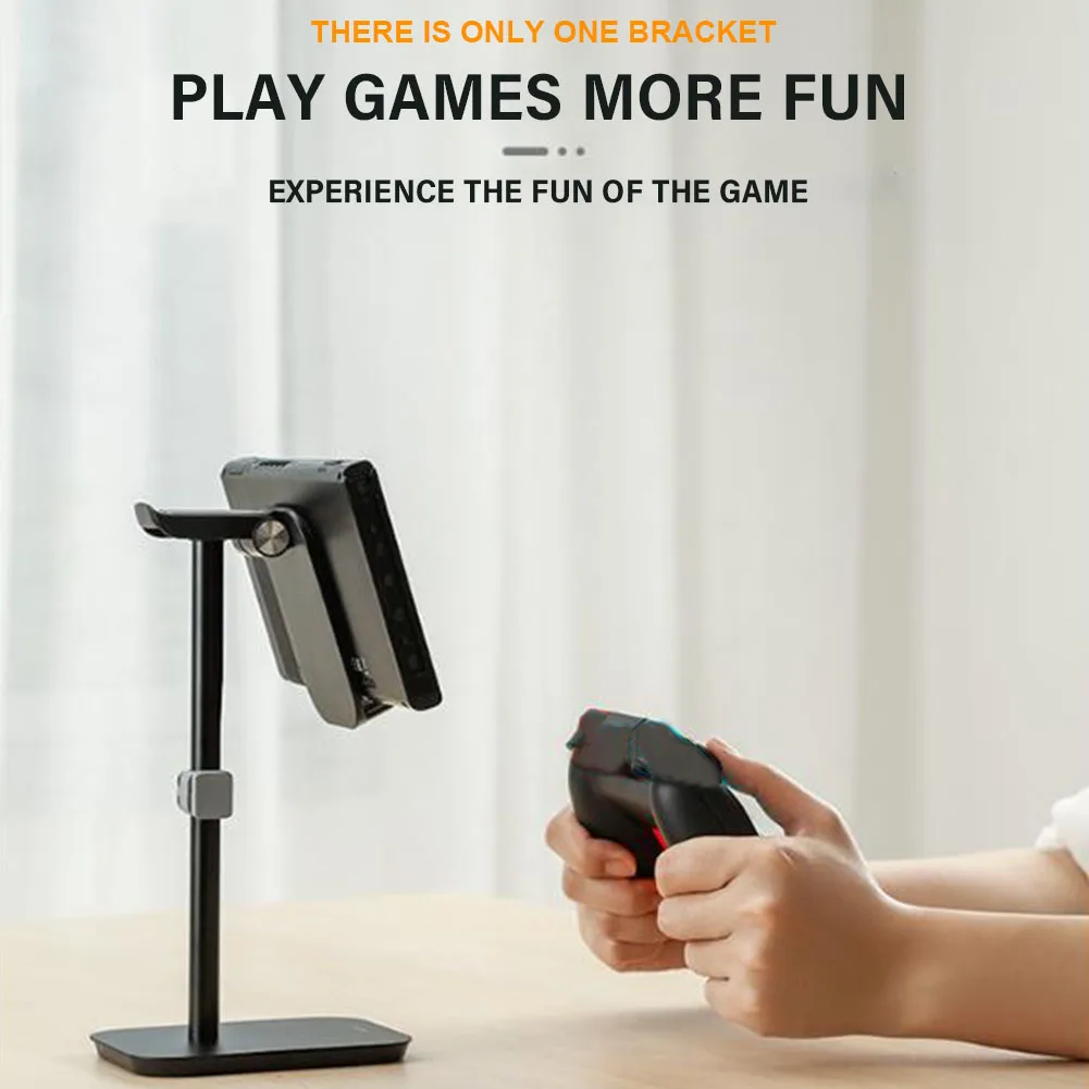 

Home Desktop Study Angle Adjustable Cell Phone Multifunction Tablet Holder Stand Universal Aluminum Alloy Office Bedroom