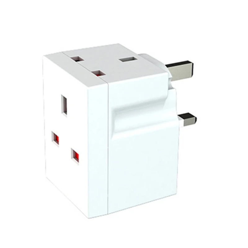 

UK Travel Plug 3Pin Socket Converter Power Socket for PC TV Indoor Lighting
