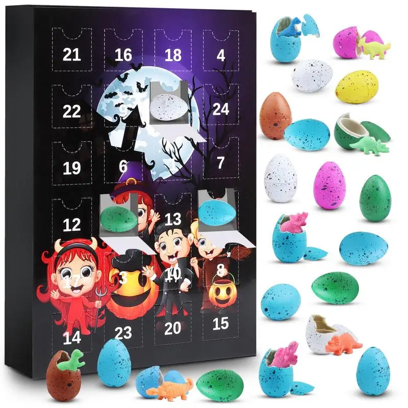 

Advent Calendar For Halloween Dinosaur Egg Hatching Gift Box Countdown Calendar 24 Days Of Fun And Surprise Educational And