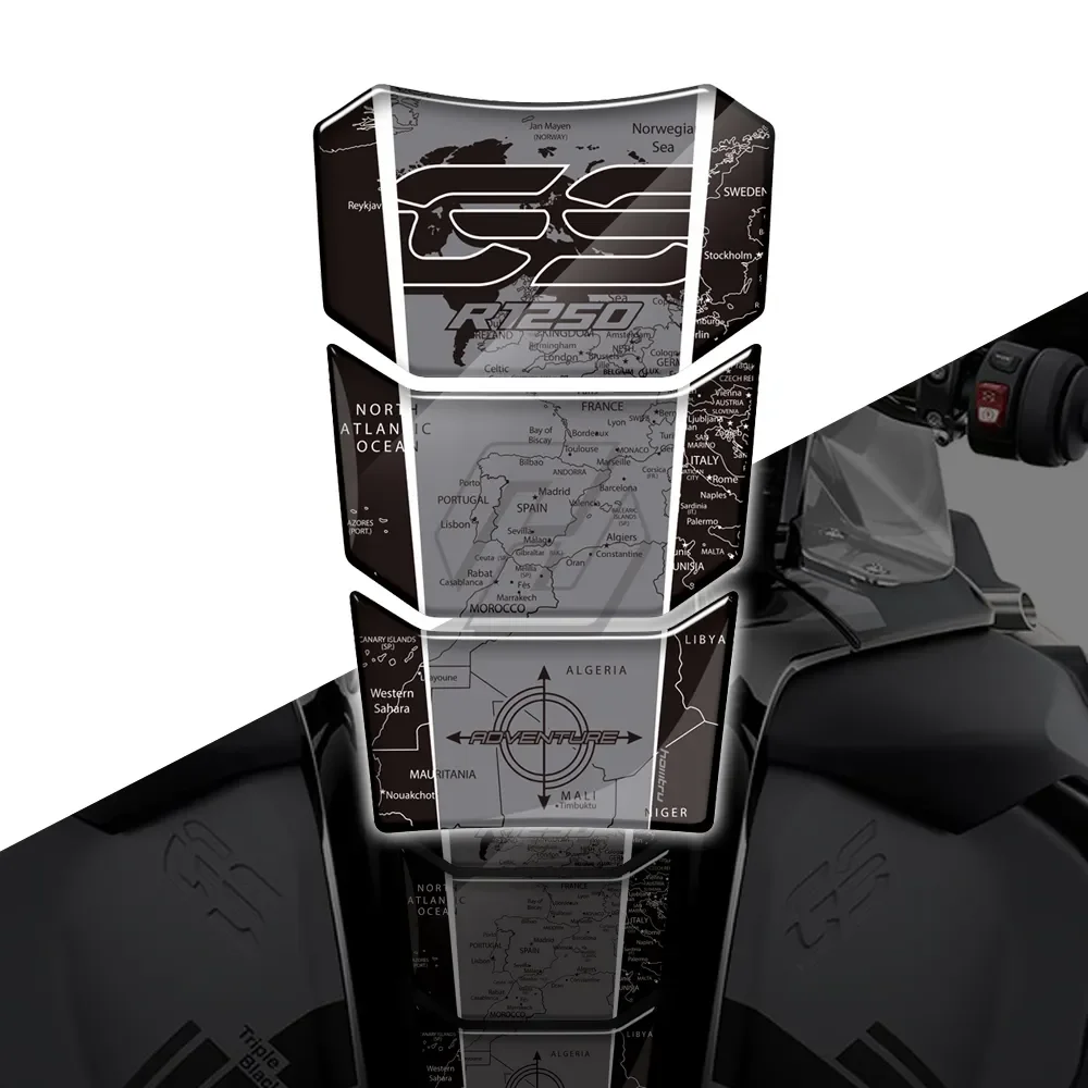 

NEW2023 Motorcycle Gas Tank Pad Protection Case for BMW 40 Years GS R1250GS Triple Black Adventure From 2019