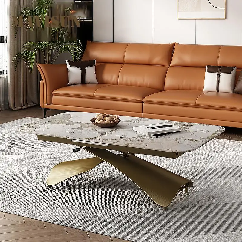 

Стол для дома и кухни Rock Lifting, обеденный стол двойного назначения, современный простой многофункциональный, выдвижной, для квартиры