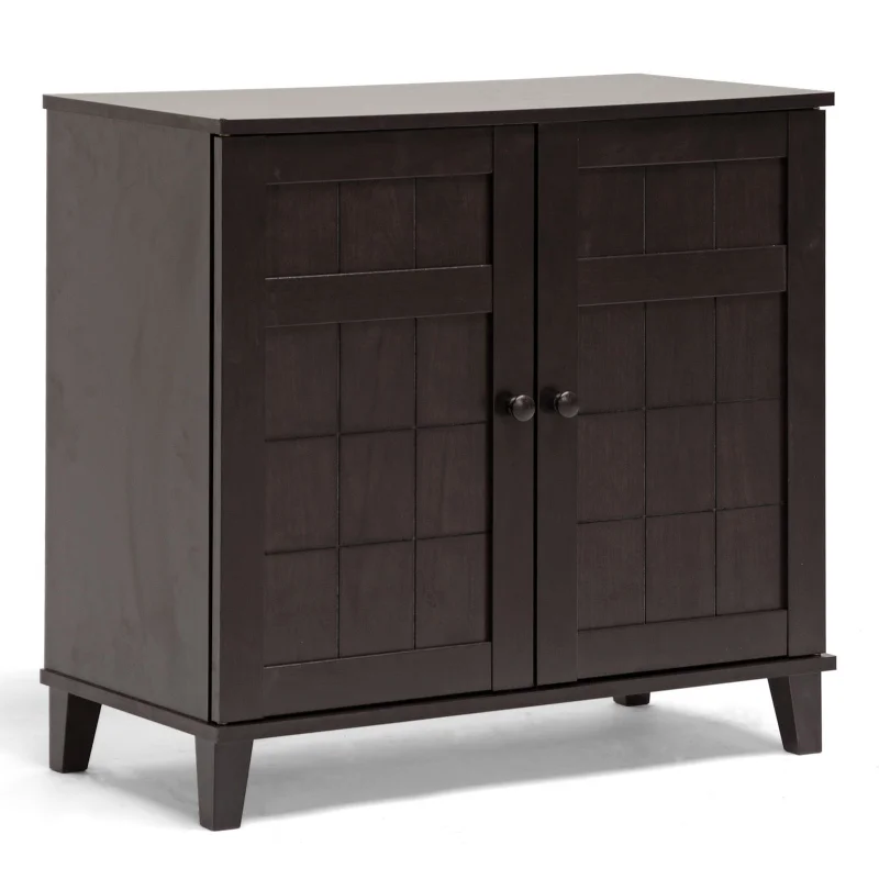 

Baxton Studio Glidden Wood Modern Shoe Cabinet