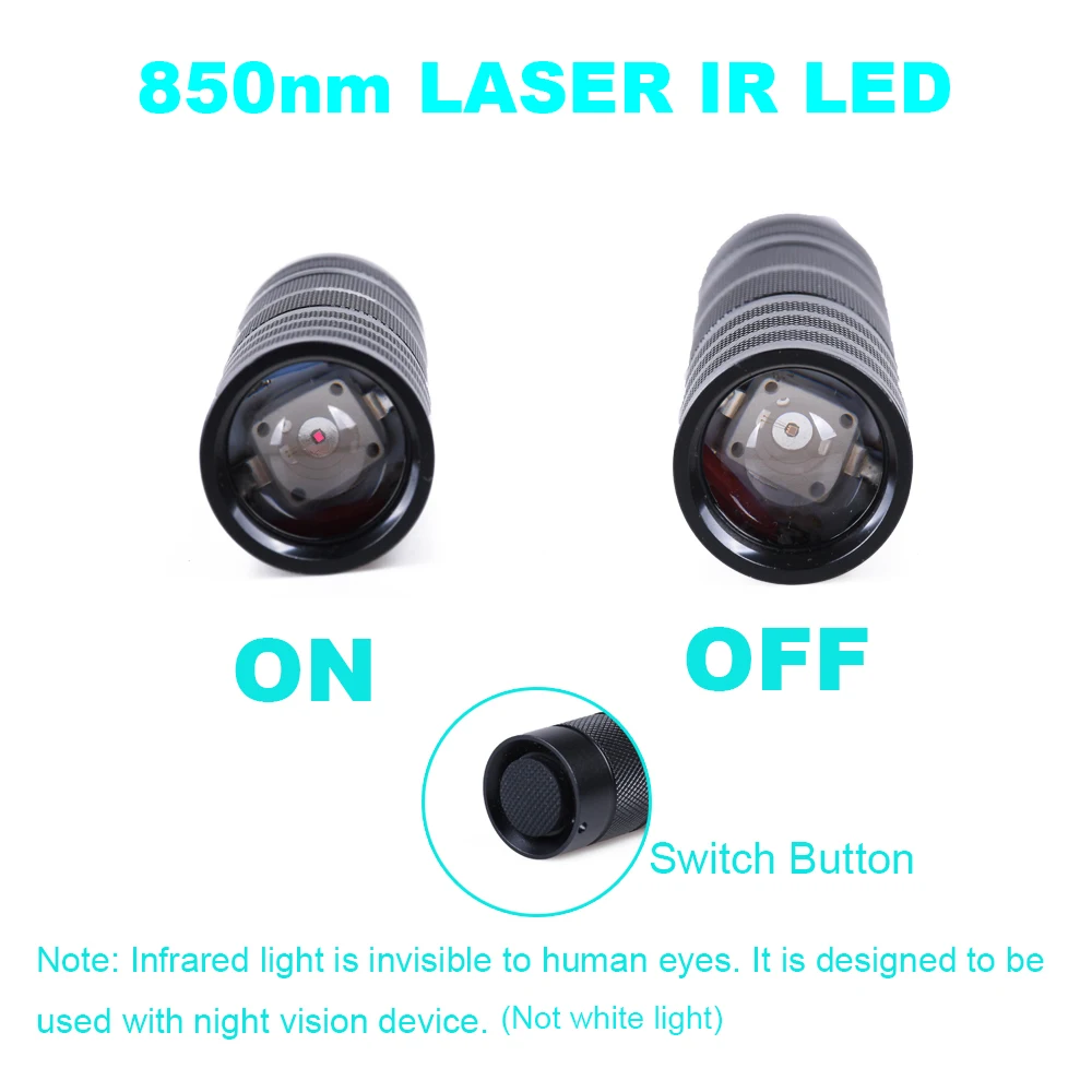 850 нм инфракрасный фонарик с ночным видением