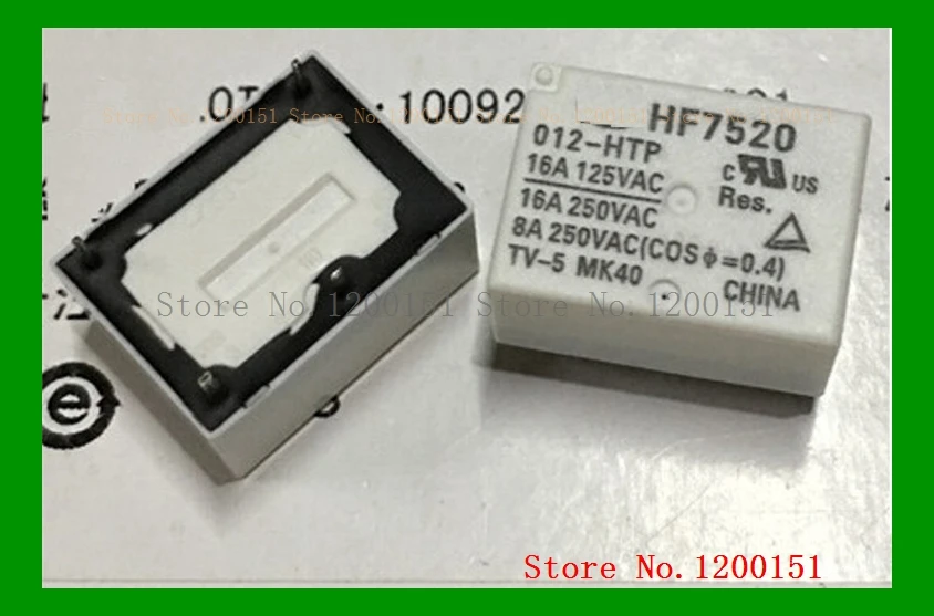 HF7520-012-HTP 4 16A250VAC