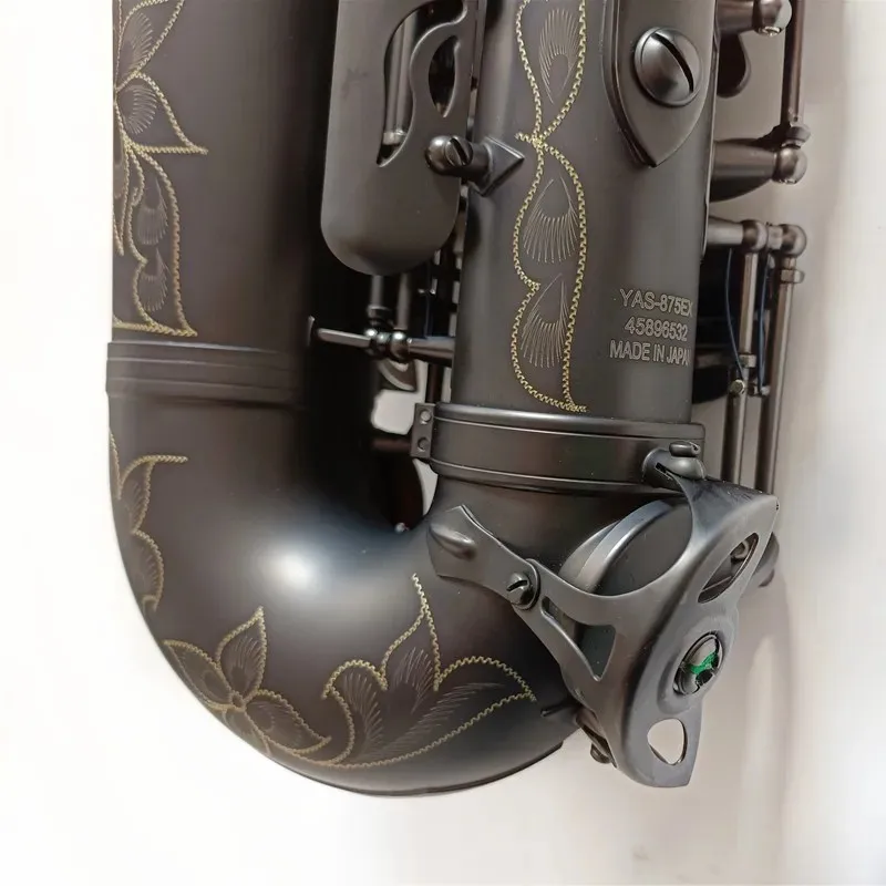 Новый японский ретро Eb альт-саксофон уникальный матовый черный никелированный