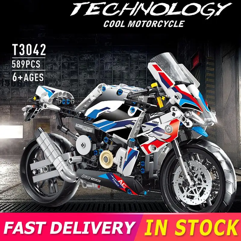 

Moc Ideas Famous Racing Motorcycle Assembling Model Building Blocks Education Diy Assembly Bricks Children Toys Birthday Gifts