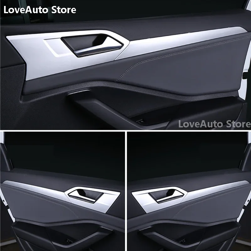

Car Inner Armrest Door Bowl Protective Frame Cover Interior Decoration for Volkswagen VW Jetta MK7 2019 2020 2021 Accessories