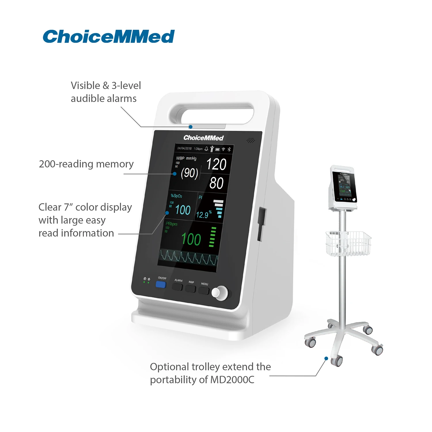 Фото CHOICEMMED параметры MD2000C 7 