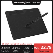 GAOMON S620 6.5 x 4 Inches Digital Tablet Anime, Graphic Tablet for Drawing &Playing OSU with 8192 Levels Battery-Free Pen