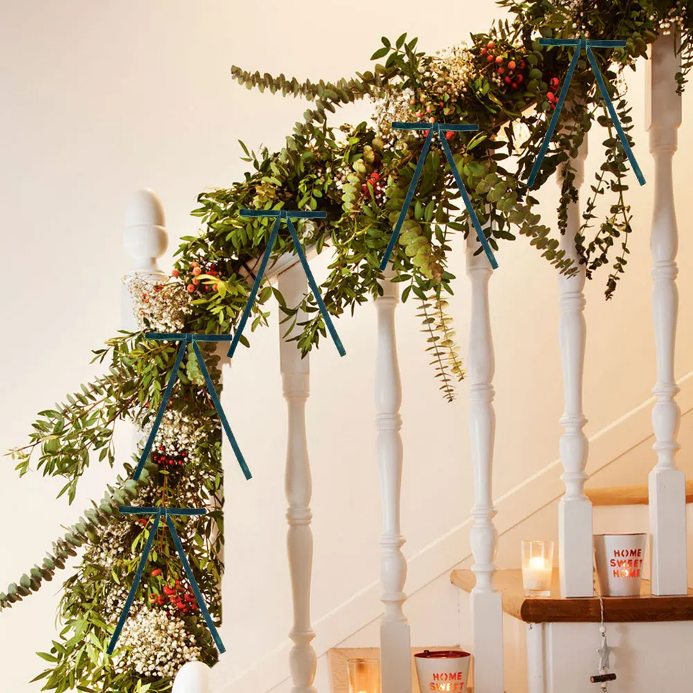 12-60 шт. бархатные рождественские банты для декора рождественской елки подарочные