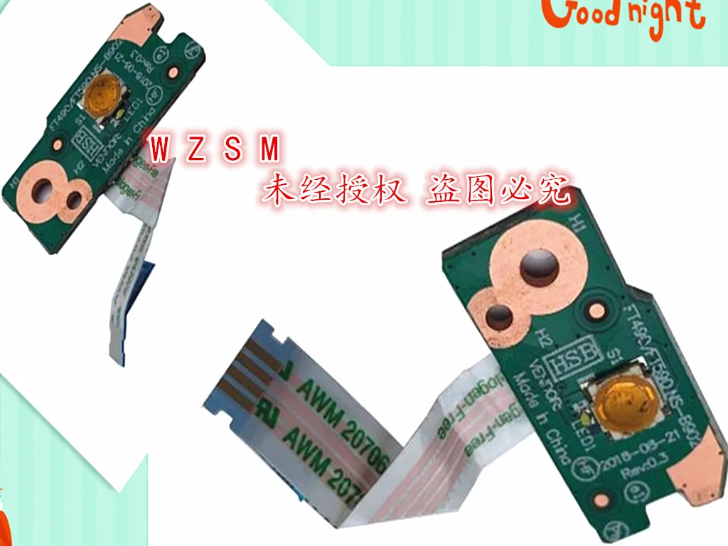 1 шт.-3 шт., оригинальная плата кнопки питания для Lenovo Thinkpad T14 T490 P43S, плата переключателя 02HK991 NS-B902