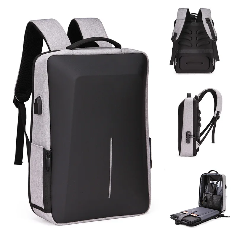 

Theft Business Laptop Lock Impact Daypack Mochila Crossten Charging Backpack Inch Waterproof Anti Protection 15.6 Bag