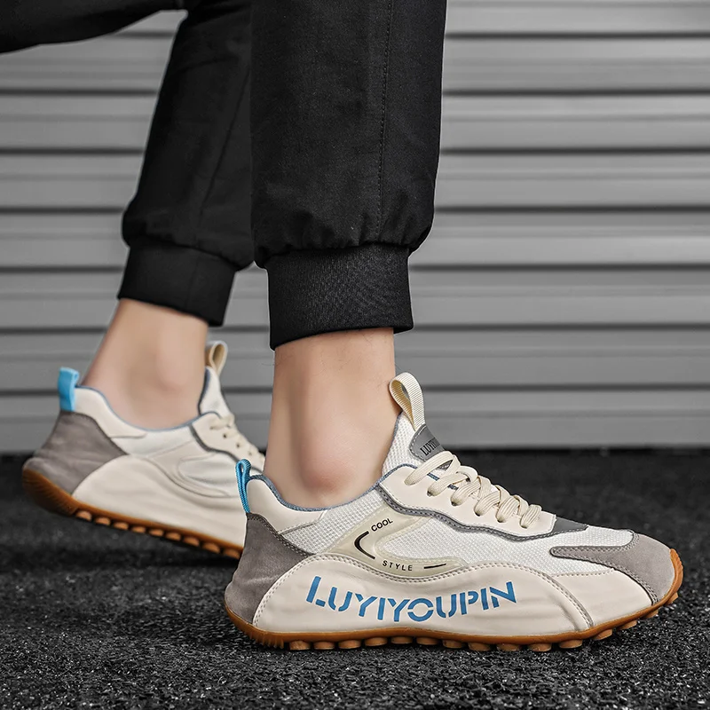 2023 New Men's Professional Golf Shoe Spring/Summer Mesh Breathable Golf Training Shoe Nail Free Non Slip Men's Golf Shoe