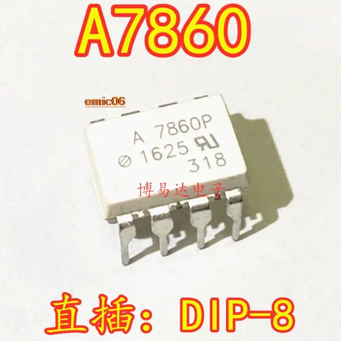 5 шт., Оригинальные запасные части A7860L A7860P A7860N A7860K HCPL-7860L N K A7860 DIP-8