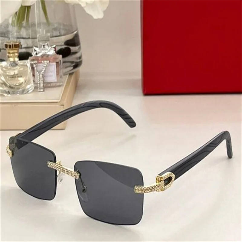 

Funky Sunglasses Designers For Men and Women Summer 0144 Style Anti-Ultraviolet Retro Eyewear Frameless Glasses Random Box