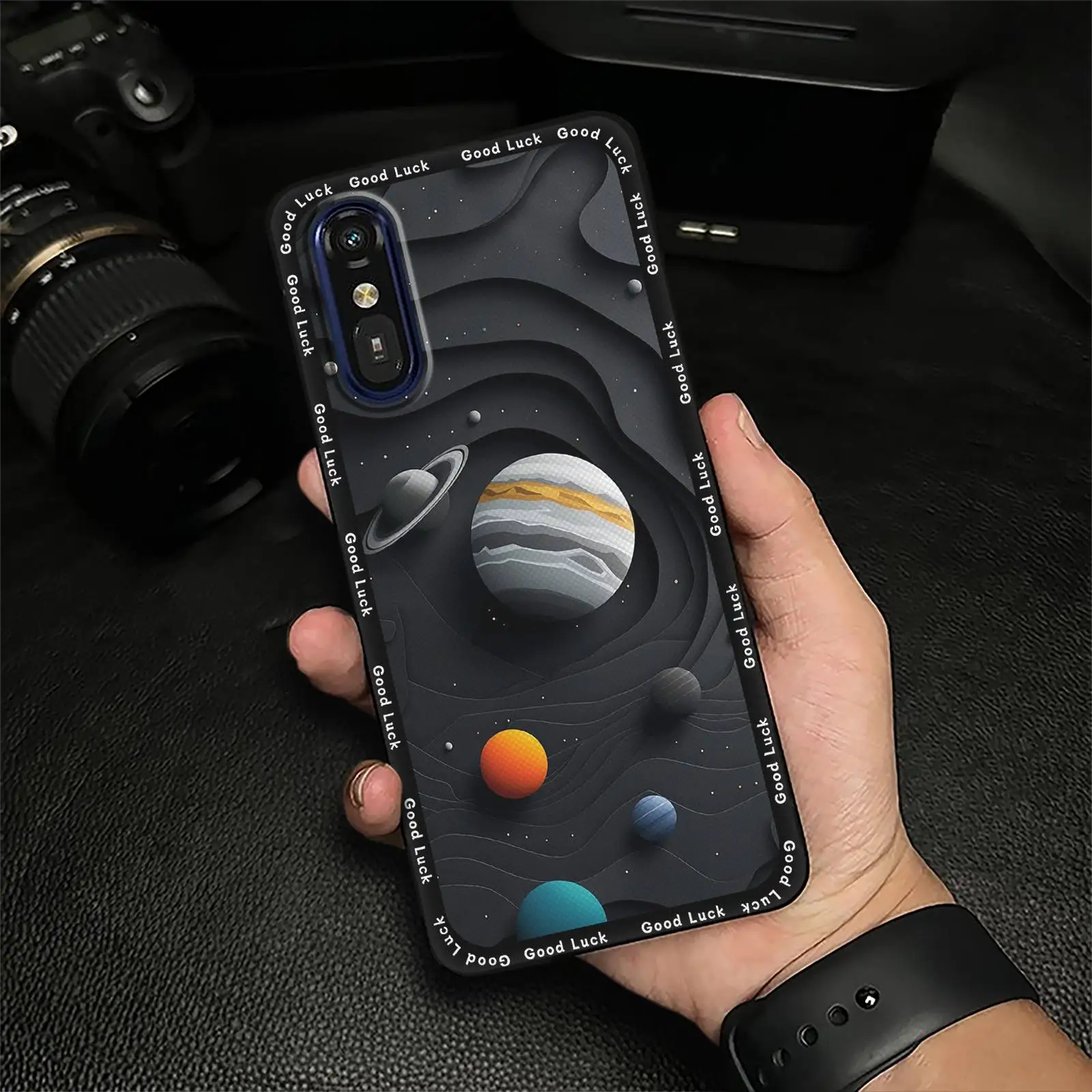 Модный дизайн чехол для телефона из ТПУ Fujitsu A401FC/RakuRaku A401FC/MR01 защитный