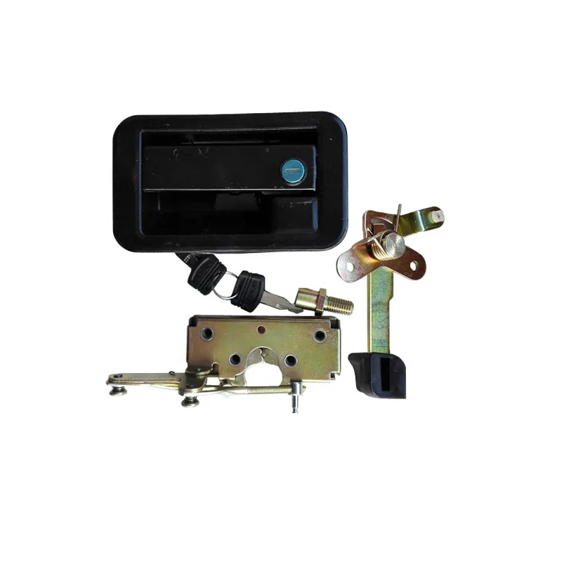 

For Yuchai 60/85/135/230-8-6 cab door lock assembly inside and outside handle lock block excavator accessories
