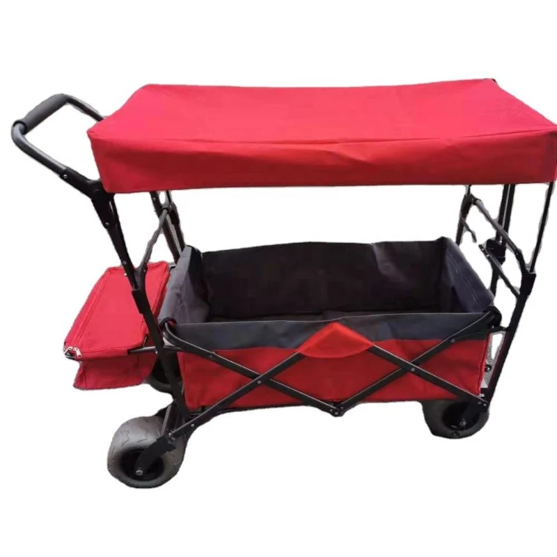 Balloon wheel folding wagon Waterproof of children's shopping cart tent Chinese factory CE/SGS/BSCI