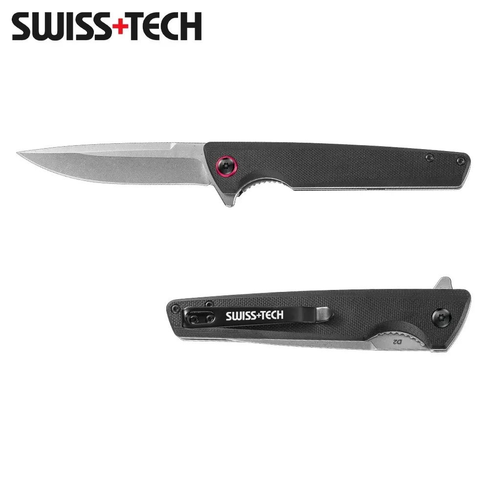 

SWISS TECH New 2022 Multifunction Folding Knife for Outdoor Survival Knives Pocket Tactical Hunting Folding Knives