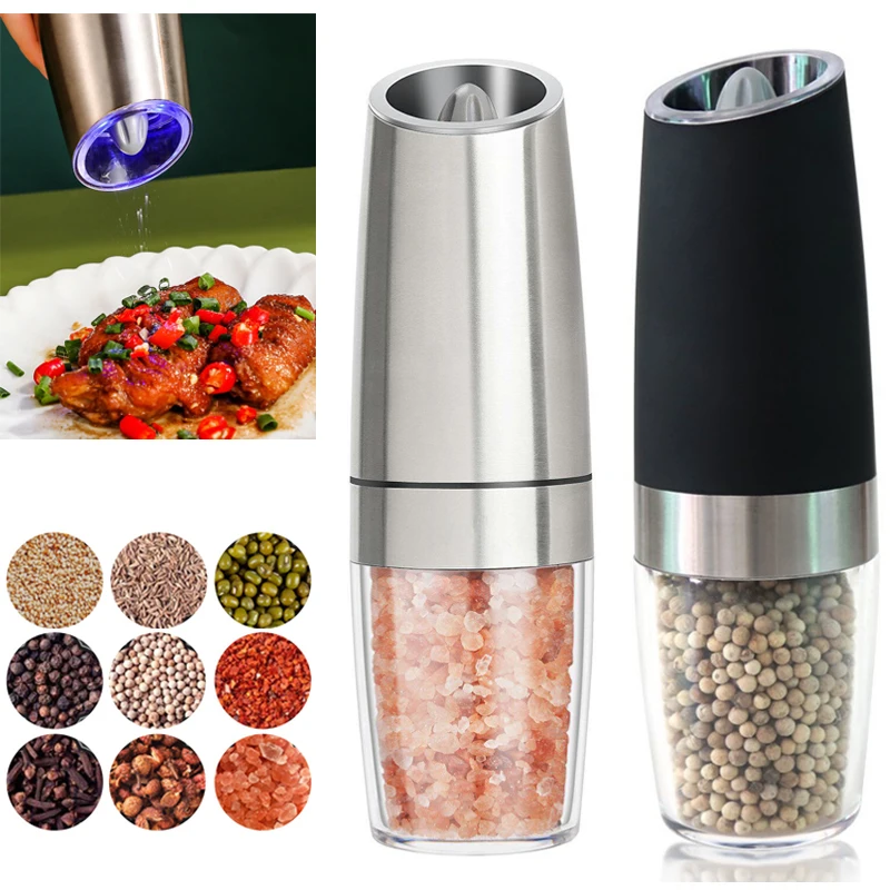 Электрическая автоматическая мельница для специй регулируемая травяная перца
