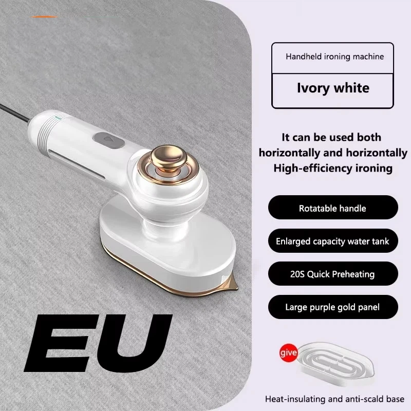 Ручной отпариватель для одежды Xiaomi MIJIA, складной герметичный двойной сухой/влажный паровой отпариватель для быстрого удаления морщин, мини-утюг для домашней одежды для путешествий