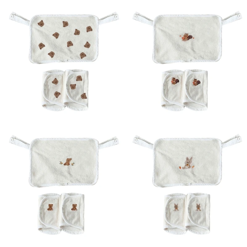

Baby Waist Stool Drool Bib Newborn Infants Teething Soft Cotton Pad Saliva Towel