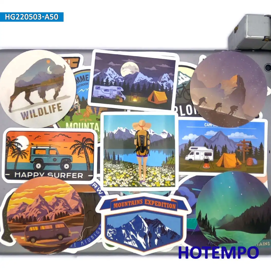 50 шт. путешествия приключения восхождение на горы открытый кемпинг дикая природа