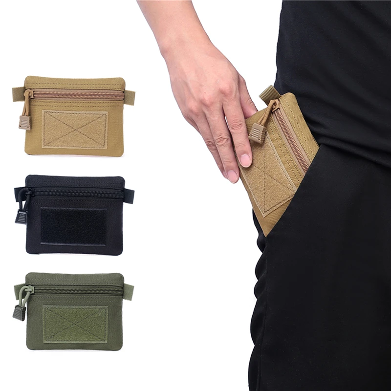 

Outdoor EDC Molle Pouch Wallet Waterproof Portable Travel Zipper Waist Bag For Camping Hiking Mobile Phone Bag