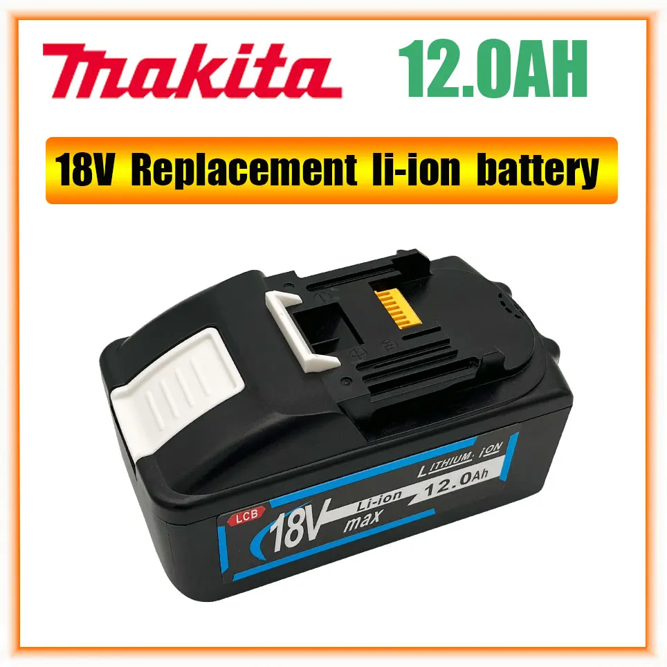 

Сменный литий-ионный аккумулятор для MAKITA bl1890 bl1860 bl1840 BL1830, 18 в, 12000 мАч/21700 Ач