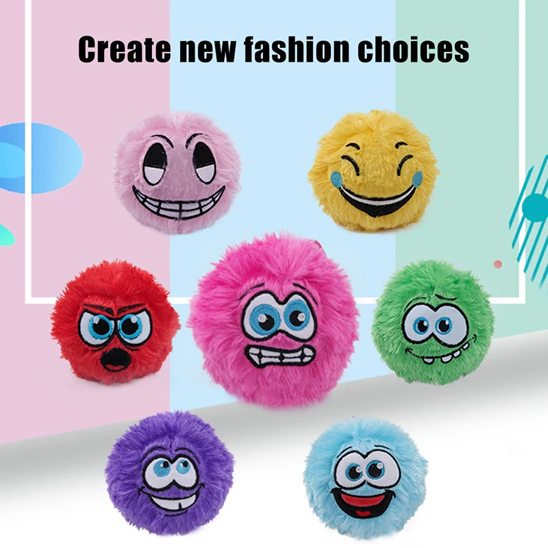 

40cm Colorful Plush ball decompression slow rebound toy children tricky toy pinch music soft touch ball