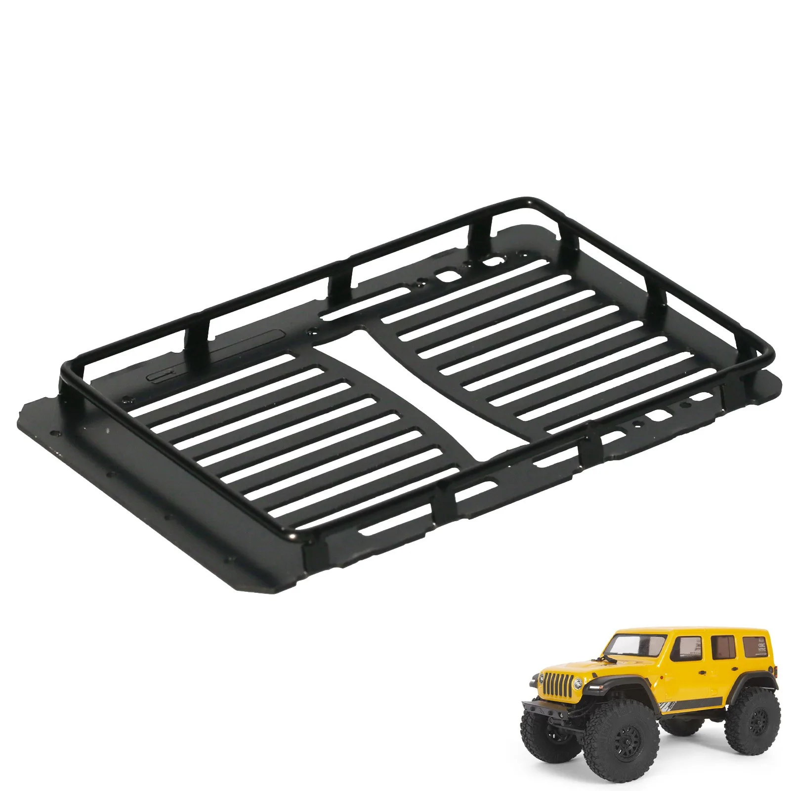 Металлический багажник на крышу для 1/24 RC Crawler Car Axial SCX24 AXI00002 2019 Jeep Wrangler JLU