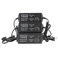 adjustable ac to dc 3v 12v 3v 24v 9v 24v universal adapter with display screen voltage regulated 3v 12v 24v power supply adatper