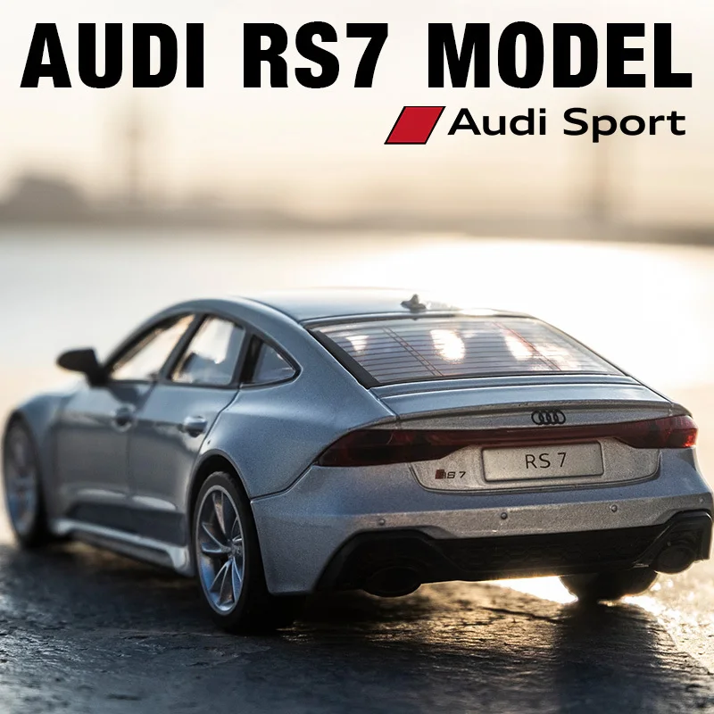 

1:35 Audi RS7 Sportback Car Model Alloy Car Die Cast Toy Car Model Sound and Light Children's Toy Collectibles Birthday gift