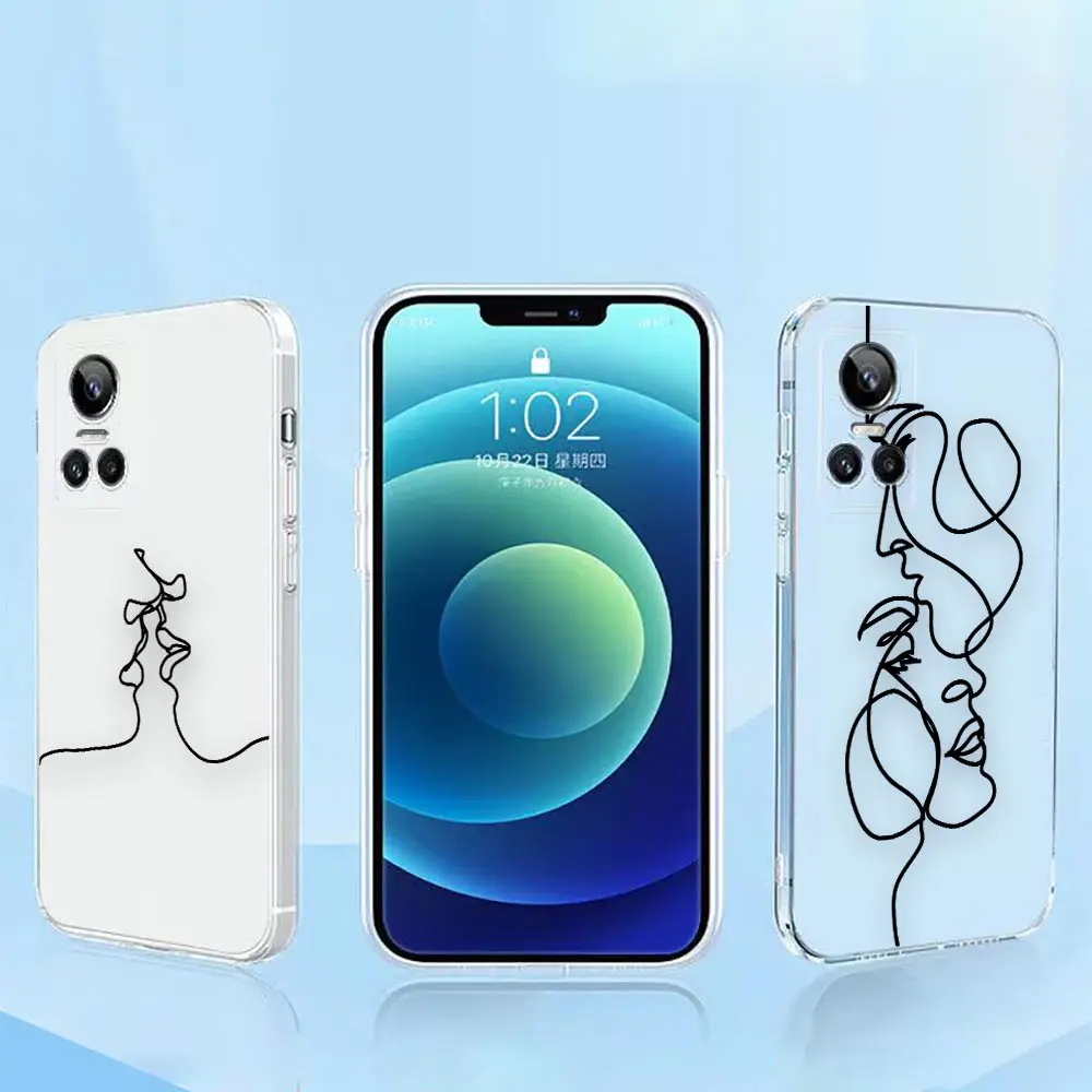 

Clear K40 Case For Redmi K40 NOTE 11 11S 11T 11S 10 10S 9 9T 9S 8 7 PRO PLUS MAX 5G 4G Transparent Case Line Sketch Sexy Girl