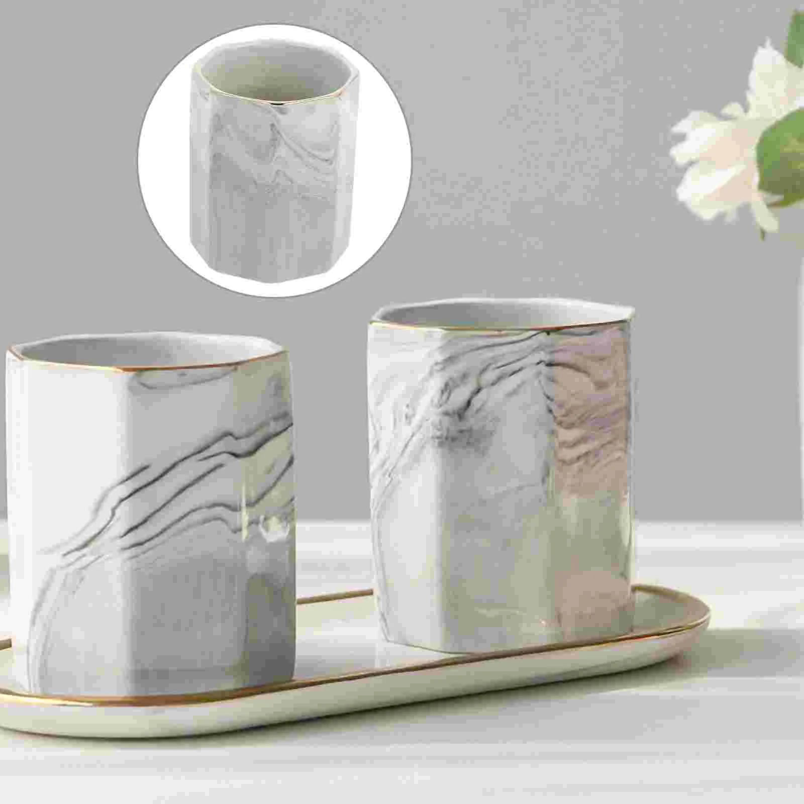 

Desktop Pen Holder Brush Organizer Makeup Brush Holder Stationery Storage Holder