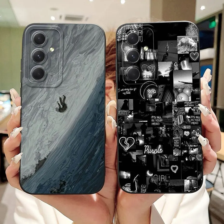 Fashion New Design For Samsung Galaxy A54 SM-A546B Lens Protective Case 5G Soft Silicone Phone Cases