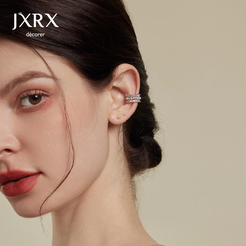 Jxrx круглый жемчужный зажим для ушей женский дизайн без пирсинга новый