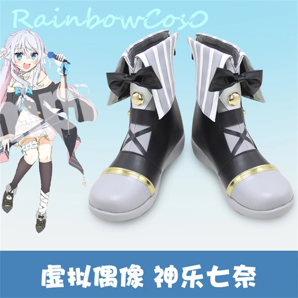 

Vtuber виртуальный YouTuber hololive Kagura Nano косплей обувь сапоги игры аниме карнавал вечерние НКА Хэллоуин Рождество Rainbowcos0 W2174