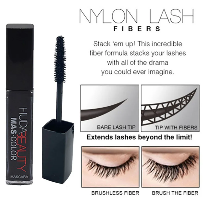 Новая Удлиняющая Тушь для ресниц 4D из шелкового волокна Водостойкая стойкая тушь