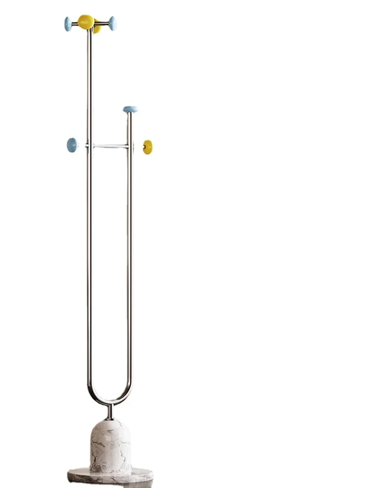 

ZL Floor Hanger Bedroom Corner Clothes Rack Ultra Narrow Art Coat Rack