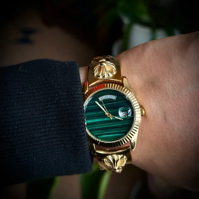 Оригинальные механические часы Kroxin Alien CH y2k модные современные водонепроницаемые