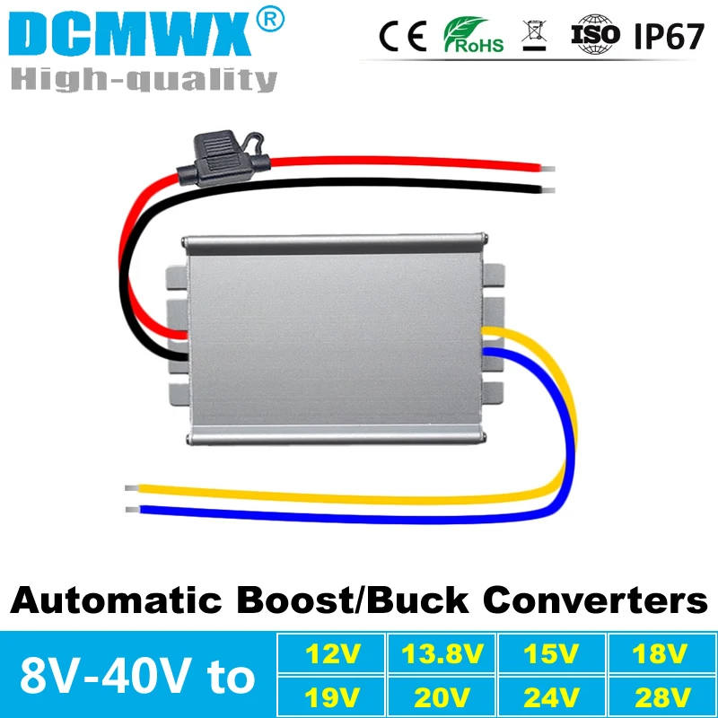 RCNUN от 8 до 40 В 12 3a 4A 6a 10A 15A 20A 25a 30A цифровой преобразователь постоянного тока