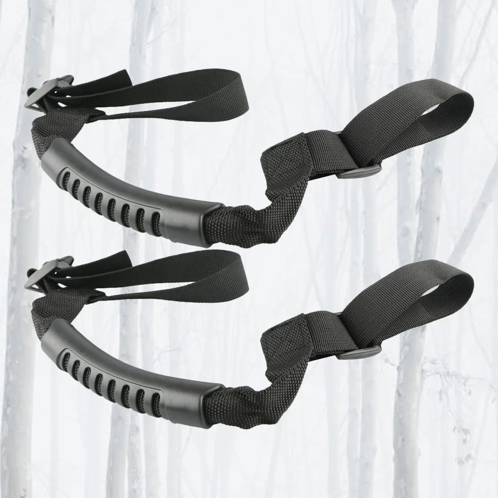 

2Pcs Car Handle Roof Handlebar Inside Handrail Roll Bar Grab Handles(Black)