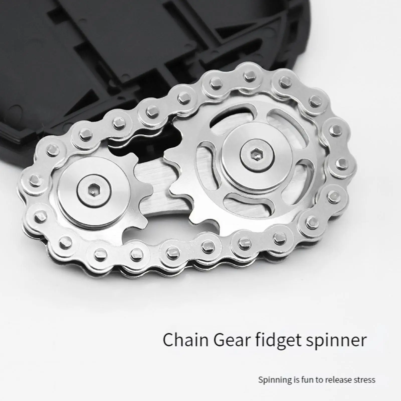 

Sprockets Flywheel Fingertip Gyro Sprockets Chains Gear Ship Toy Toys Roadbike Spinner Stress Sproket Chain Drop Toys Gyro K9r1