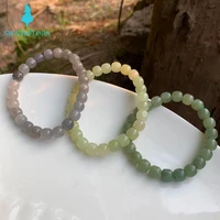 8mm natural green hetian jade bracelet womens bracelets jewelry for womennephrite jewelry wholesale natural stone