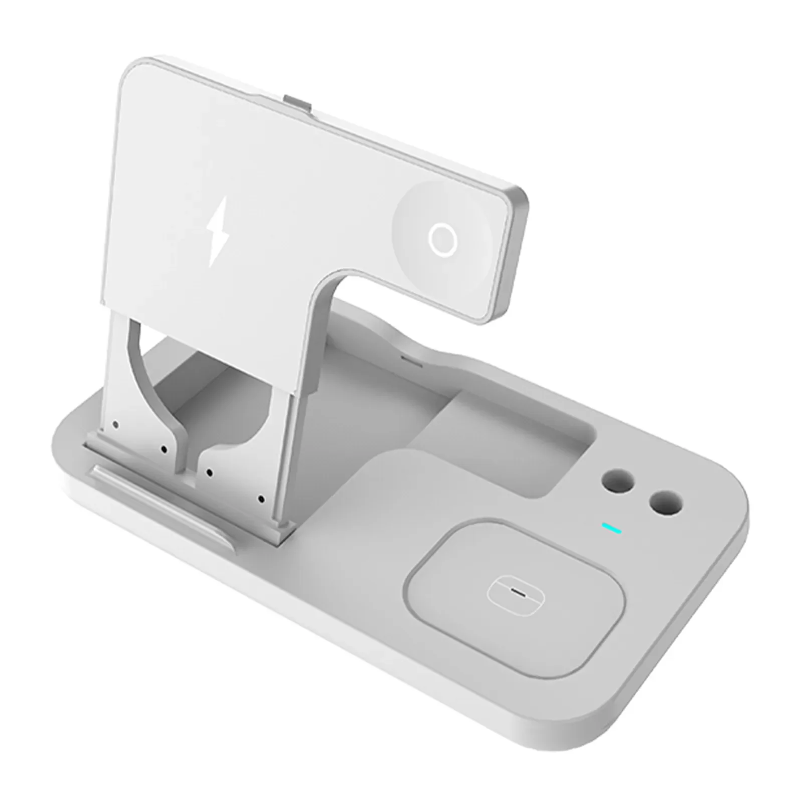 

4 In 1 Wireless Charger Convenient Fast Wireless Charging Station Dock Safe Multi-Function Fast Charging Station