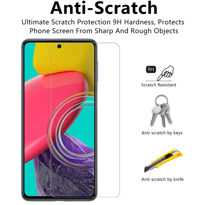 Чехол для телефона samsung galaxy m53 5g из закаленного стекла samsungm53 galaxym53 m 53 53m n53 задняя