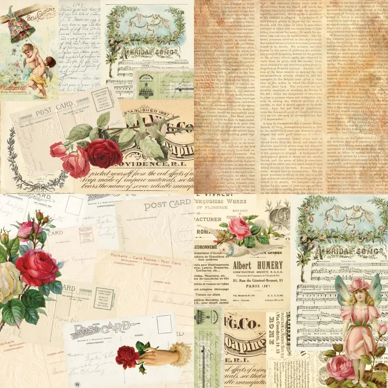 24 листа бумажная подставка для карточки 6x6 дюймов