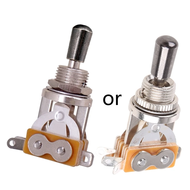 

3-ходовой переключатель музыкальные элементы для электрогитары с латунной ручкой (хром)